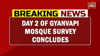 Day 2 Of Gyanvapi Mosque Survey Concludes, Remains Of Temple On Western Wall Surveyed | Breaking