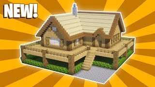 Minecraft House Tutorial Easy Big House 32