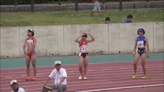 20170625 広島県陸上競技選手権大会 女子4x100mリレー決勝