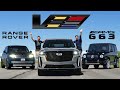 2023 Cadillac Escalade V Review // Status Symbol Showdown + DRAG RACE