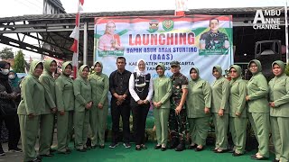 AMBU ANNE LAUNCHING 2 PROGRAM BARU, DANDIM 0619 JADI DUTA BAPAK ASUH ANAK STUNTING PURWAKARTA