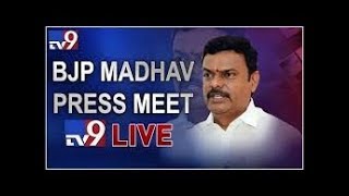 BJP MLC Madhav Press Meet LIVE || Vizag - TV9