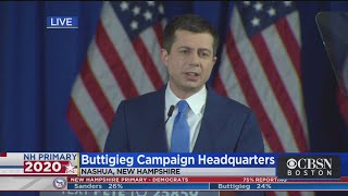 Pete Buttigieg Addresses Supporters After NH Primary
