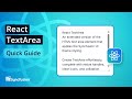 React TextArea: The Ultimate Feature Walkthrough