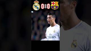 Real Madrid 🆚️ FC Barcelona | Ronaldo vs Messi| La Liga 2016 #shorts #football #ronaldo #messi