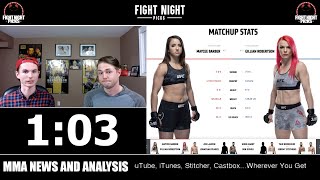 UFC Boston: Maycee Barber vs. Gillian Robertson 2-Minute Prediction