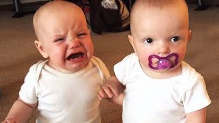 Twin baby girls fight over pacifier | Twin Baby | Twin Baby Fight | Twin babies | Twin Babies Fight
