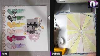 TWILIGHT CRAFTS || Making a scrapbook layout - Live craft and chat