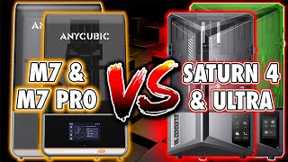 Better Late then Never - Anycubic M7 vs M7 Pro vs Saturn 4 vs Saturn 4 Ultra