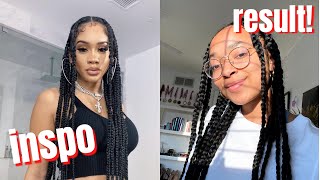 JUMBO BOX BRAIDZ...It's giving Saweetie | Taylor Cassidy