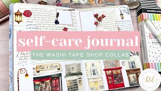 Self Care Journaling Page | Journal With Me |  The Washi Tape Shop | Happy Planner Bullet Dot Grid