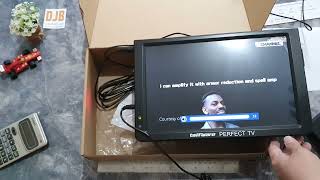 Set Top Box Taffware Perfect TV! Unboxing \u0026 First Review Portable Digital Tuner MP4 player D12