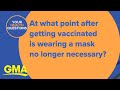 When can we stop wearing masks after a COVID-19 vaccination?