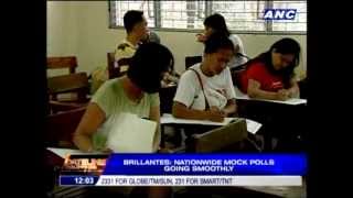 Few glitches during mock elections: Brillantes