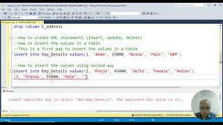 #Create Alter Drop SQL Session 4 @CodeWithDKSir