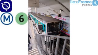 [RATP] Métro ligne 6 en MP73 / Subway line 6 by MP73 / MP73系で地下鉄6号線