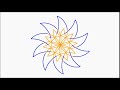 Basic Python Turtle Code: Rotating Crescent Moon