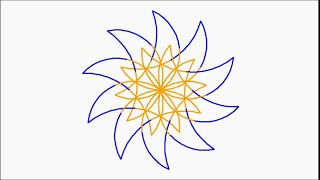 Basic Python Turtle Code: Rotating Crescent Moon