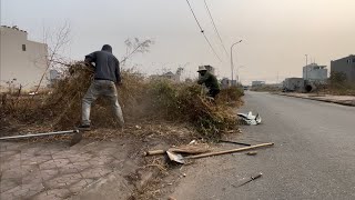 Thorough Cleanup of Sidewalks Burned Black by Area Management to Avoid Cleanup Costs.