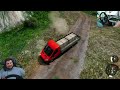 5 ton yÜk İle kÖy yollarina daldim ford transİt hararet yapti beamng.drive