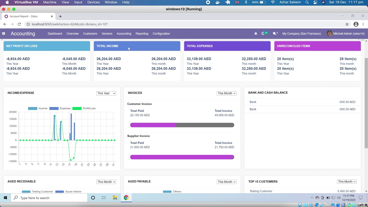 Odoo Accounting Reports & Configurations Part 36 - YouTube