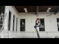 aerial silks beginner choreography to winter song