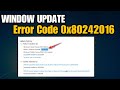 Fix Windows Update Error 0x80242016