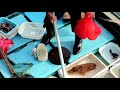 sai kung pier seafood market sales and holidays good places cutting fresh cuttlefish