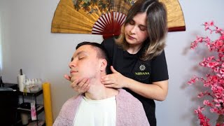 ASMR Intense neck and head massage by Anastasia