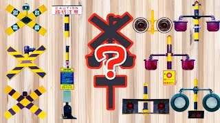 【踏切アニメ】ふみきりパズルを解け！#15 🤔🧠 Railroad crossing puzzle!!