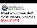 [FULL STORY] What would you do? 19 students, 5 names.