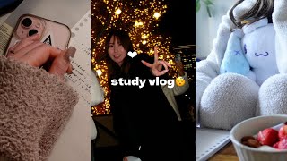 study vlog🎄💫 バタバタめの4日間／資格勉強する社会人の日常