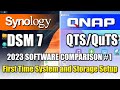 Synology DSM vs QNAP QTS Guide - First Time System and Storage Setup Comparison