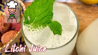 Litchi Juice | Lychee lemonade