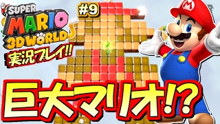 サクサク攻略♪ 巨大マリオ登場!! 「スーパーマリオ3Dワールド」実況プレイ!! Part9