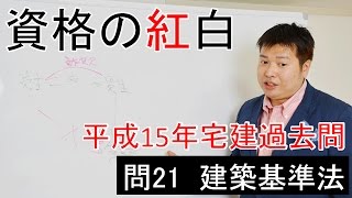 【資格の紅白】紅白宅建　平成15年問21