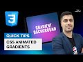 Transform your designs with stunning CSS gradient animations!