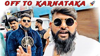 Vlog | Off To Karnataka 🚀 Part-1 | 1200 Kms Journey | Mukram Shaik Eagleteam 🔥🦅🔥 | Full of Fun😂