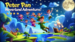 Peter Pan's Neverland Adventure - Song for Kids #nurseryrhyme #kidssongs #disney #lullaby #PeterPan