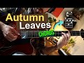 Autumn Leaves Guitar Chords in Gm