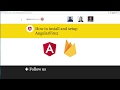 How to install and setup AngularFire2 4.0