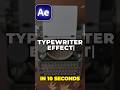 How to Make TYPEWRITER Effect in After Effects