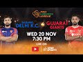 Pro Kabaddi League 11 | FULL MATCH LIVE | Dabang Delhi K.C. vs Gujarat Giants | 20 NOV, 7:30 PM