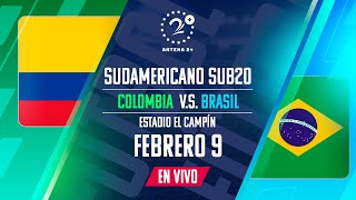 COLOMBIA VS BRASIL SUDAMERICANO SUB 20 EN VIVO