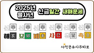 [2025년 을사년운세] 신금일간 및 일주별운세, 2025년 신년운세, 신해일주, 신묘일주, 신미일주, 신사일주, 신유일주, 신축일주