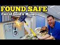 FOUND SAFE FULL OF GOLD SILVER & MONEY In Abandoned Storage Unit