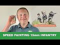 PAINTING 15mm INFANTRY with SPEED PAINTS: Easiest Method For Flames of War and Team Yankee Troops