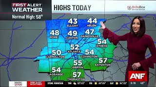 First Alert Forecast: Temps Plummet This Afternoon as Another Cold Blast Arrives