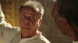 The Bucket List movie 2007 Tajmahal scene Jack Nicholson · Edward ; Morgan Freeman · Carter