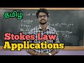 Stokes|Law|Applications|Physics 11|Tamil|MurugaMP